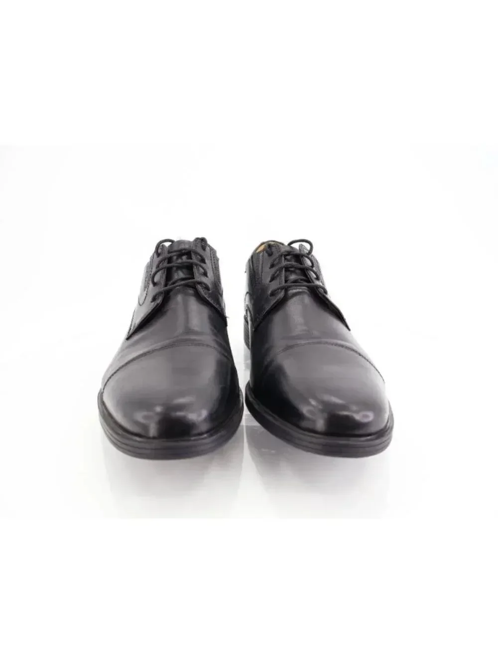 Clarks Men's Whiddon Cap Oxford Size 12M Black Leather Lace Up Dress Shoes